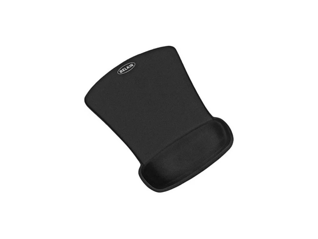 El Mouse Pad con gel WaveRest de Belkin le permite introducir datos de forma más cómoda.