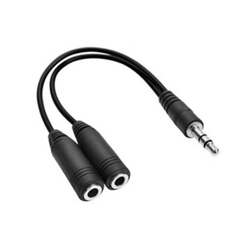 Splitter de Audio 3.5mm con Cable