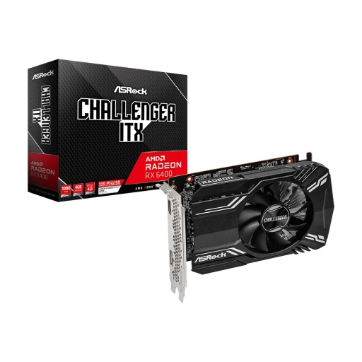 Tarjeta de Video AsRock Radeon RX 6400 Challenger 4GB