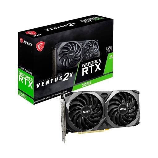 Tarjeta de Video MSI GeForce RTX3060 Ventus 12GB