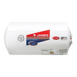 Termotanque James Horizontal 80 Litros con Tanque Acero